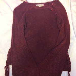 Maroon Long Sleeve Shirt